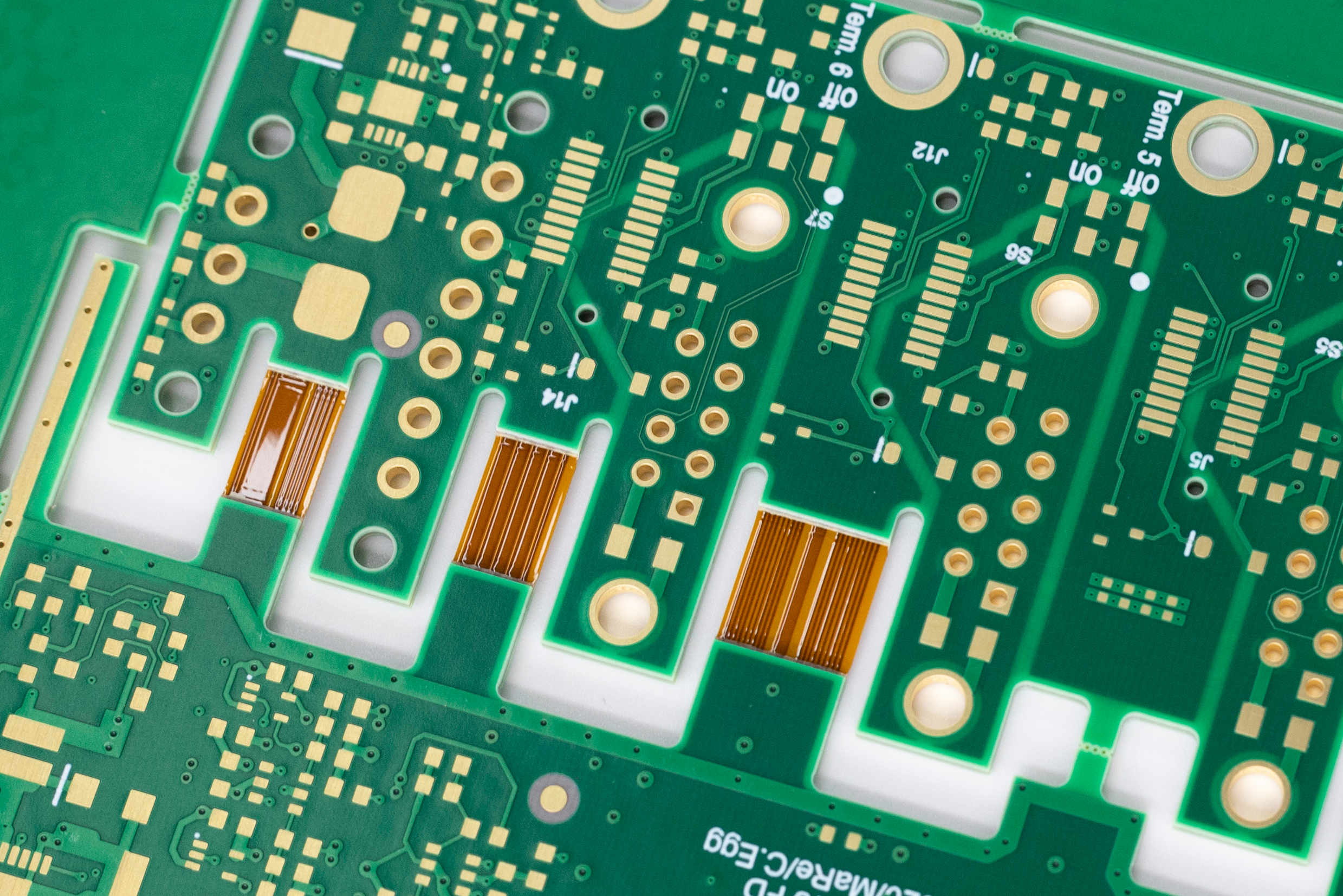 10 Layers Rigid-flex board for industrial communication