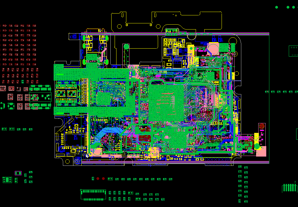 4 Layers power-driven mother board